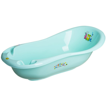 Ванночка Maltex Bear & Friends зі зливом та антиковзким килимком, 100 см, м'ятний (5382_55) - Pampik