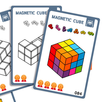 Магнітна іграшка-конструктор Eurekakids (69181523/36779) - Pampik - 3