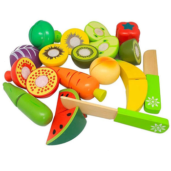 Ігровий набір дерев'яний Eurekakids Продукти (691833169/36772) - Pampik - 2