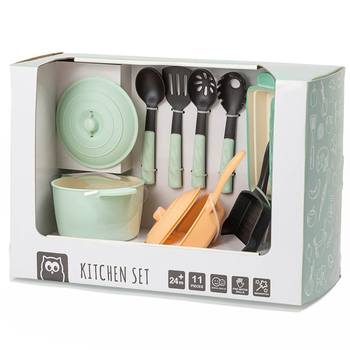 Игровой набор посуды Eurekakids, мятный (1533701/36794) - Pampik - 7