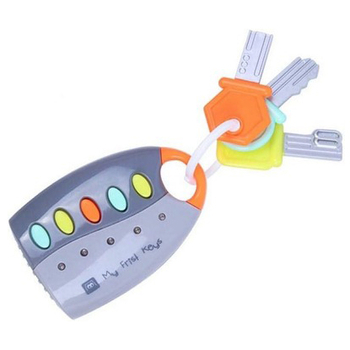 Іграшкові пластикові ключі Eurekakids, сірий (720001/22403) - Pampik - 2