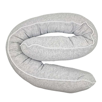 Подушка для мами та малюка New Life expert, 180 см, сірий (049/33389) - Pampik - 4