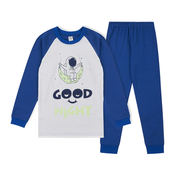 Піжама, що світиться Garnamama Neon PG 134 Білий Синій (1065463.50841108) - Pampik