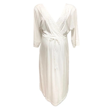 Нічна сорочка New Life з мереживом, р.L, білий (044/16334) - Pampik