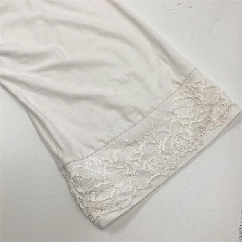 Нічна сорочка New Life з мереживом, р.L, білий (044/16334) - Pampik - 6