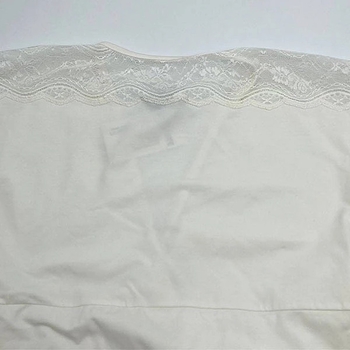 Нічна сорочка New Life з мереживом, р.S, молочний (044/16876) - Pampik - 9