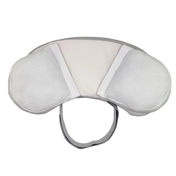 Подушка для годування New Life expert з поясом, 74х46х16 см, біло-сірий (009/34231) - Pampik