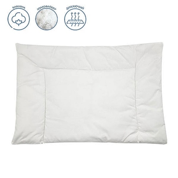 Подушка плоская гипоаллергенная New Life expert, 40х60 см, белый (0000/34156) - Pampik - 2