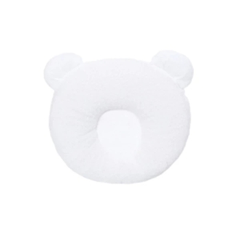 Ортопедична подушка New Life expert Memory Ведмедик для немовлят, 21х19 см, білий (30429) - Pampik