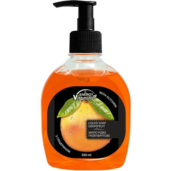 Рідке мило Energy of Vitamins Грейпфрутове, з гліцерином, 300 мл - Pampik