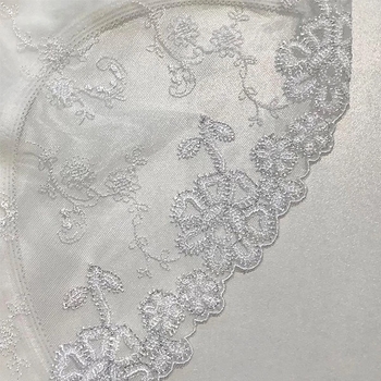 Труси New Life La Perla, під живіт, з мереживом, р.36, білий (26902) - Pampik - 3