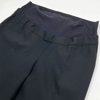 Брики укороченные New Life с трикотажной вставкой и поясом на резинке, р.46, черный (496/24699) - Pampik - 3