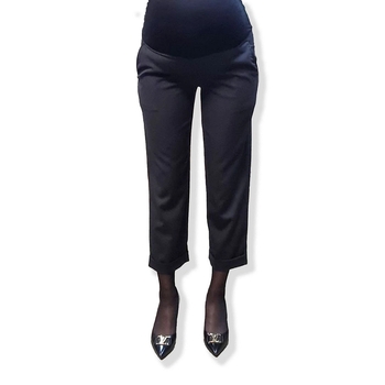 Брюки укороченные New Life с манжетом, р.42, черный (493/22801) - Pampik - 6