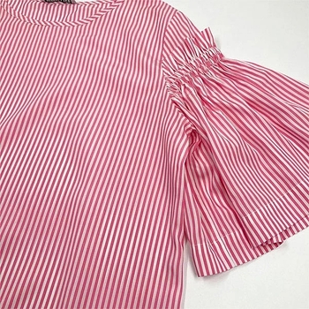 Туника New Life с рукавом со сборкой, р.44, бело-розовый (313/26992) - Pampik - 4