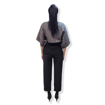 Брюки укороченные New Life с манжетом, р.42, черный (493/22801) - Pampik - 8