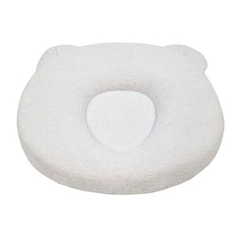 Ортопедична подушка New Life expert Memory Ведмедик для немовлят, 21х19 см, білий (30429) - Pampik - 3