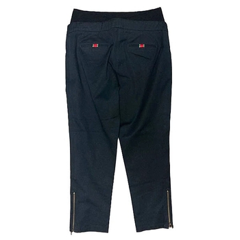 Брюки зауженные New Life с трикотажной вставкой, р.50, черный (208/6686) - Pampik - 2