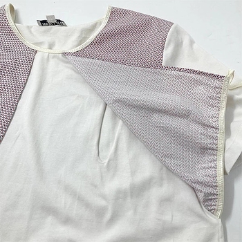 Комплект із халата та нічної сорочки для годування New Life, р.L-XL, принт квіти, рожевий (343/36683) - Pampik - 5