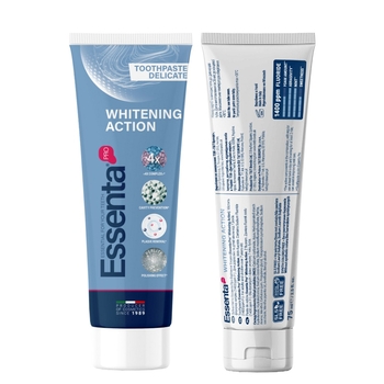 Зубна паста Essenta PRO Whitening Action, 75 мл - Pampik - 3