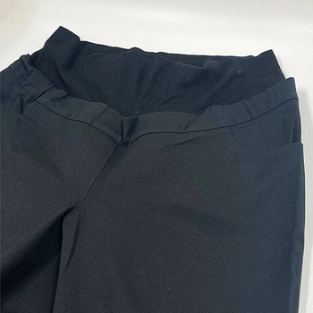 Брюки зауженные New Life с трикотажной вставкой, р.50, черный (208/6686) - Pampik - 4