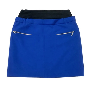 Спідниця вкорочена New Life з блискавками, р.46, електрик (480/8960) - Pampik