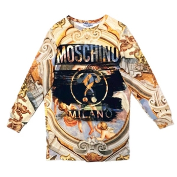Платье-бомбер New Life Moschino, р.40-42, черно-желтый (26482) - Pampik