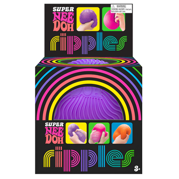 Іграшка-антистрес NeeDoh Super Яскраві хвилькі, пурпуровий (RSPND-8) - Pampik - 3