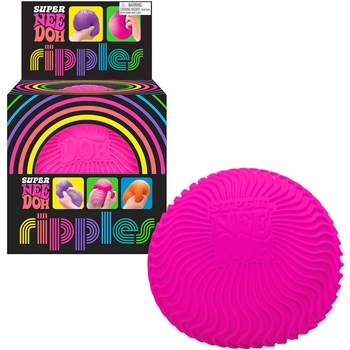 Іграшка-антистрес NeeDoh Super Яскраві хвилькі, рожевий (RSPND-6) - Pampik