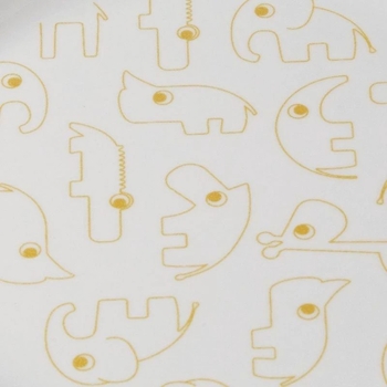 Тарелка плоская Done by Deer, 20,5 см, серый с золотым (10725/22307) - Pampik - 2