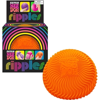 Игрушка-антистресс NeeDoh Super Яркие волны, оранжевый (RSPND-5) - Pampik