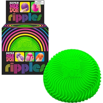 Іграшка-антистрес NeeDoh Super Яскраві хвилькі, зелений (RSPND-7) - Pampik