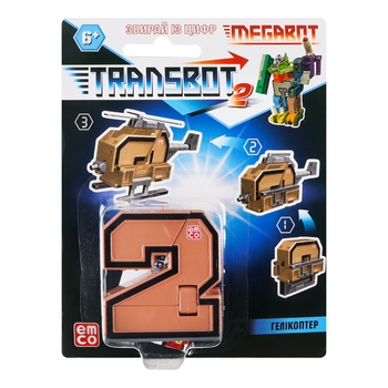 Іграшка-трансформер Transbot, колекційна, 1 шт., в асортименті (6889) - Pampik - 3