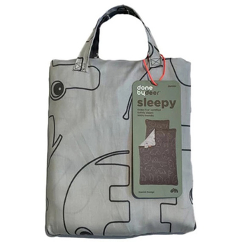 Постельное белье Done by Deer, 100х140 см, 40х45 см, темно-серый (20815/33043) - Pampik - 2