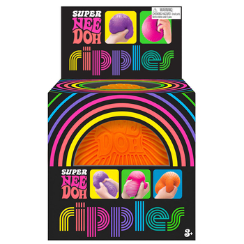 Игрушка-антистресс NeeDoh Super Яркие волны, оранжевый (RSPND-5) - Pampik - 4