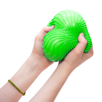 Іграшка-антистрес NeeDoh Super Яскраві хвилькі, зелений (RSPND-7) - Pampik - 3