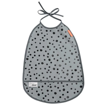 Слюнявчик водонепроницаемый Done by Deer, 2 шт., серый (1393675/32983) - Pampik - 3