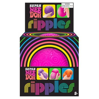 Іграшка-антистрес NeeDoh Super Яскраві кружальця, рожевий (RSPND-2) - Pampik - 3