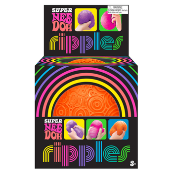 Іграшка-антистрес NeeDoh Super Яскраві кружальця, помаранчевий (RSPND-1) - Pampik - 4