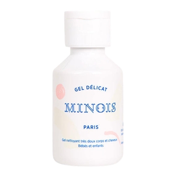 Делікатний очищувальний гель для тіла та волосся Minois Paris, 100 мл (GELDEL100) - Pampik
