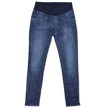 Джинси вузькі вкорочені з бандажем Pietro Brunelli, джинс, р.42, синій (JP0043.597/11316) - Pampik