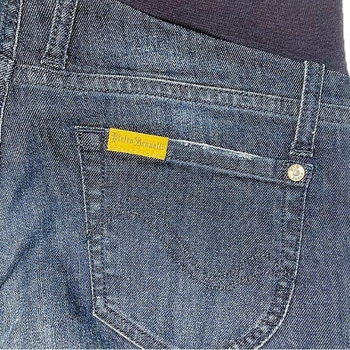 Джинси вузькі вкорочені з бандажем Pietro Brunelli, джинс, р.42, синій (JP0043.597/11316) - Pampik - 4