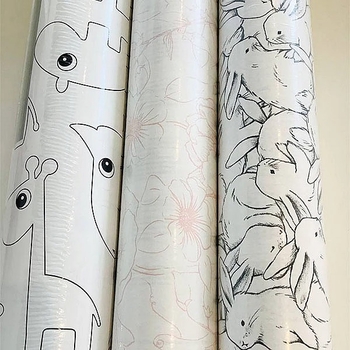 Декоративные обои Done by Deer, 53 см х10 м, белый (518668/37469) - Pampik - 3