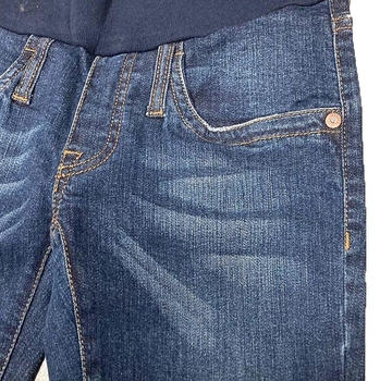 Джинси прямі з бандажем та стразами Pietro Brunelli, р.40, джинс, синій (JP0041,501/8754) - Pampik - 3