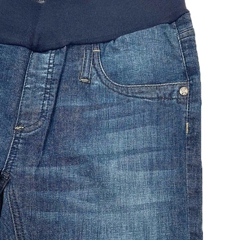 Джинси прямі потерті з бандажем Pietro Brunelli, р.42, джинс, синій (JP0041,503/7649) - Pampik - 3