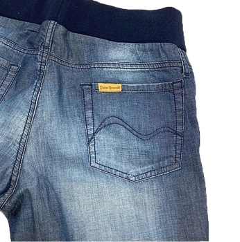 Джинси прямі варені з бандажем Pietro Brunelli, джинс, р.40, синій (JP0040,525/7606) - Pampik - 4