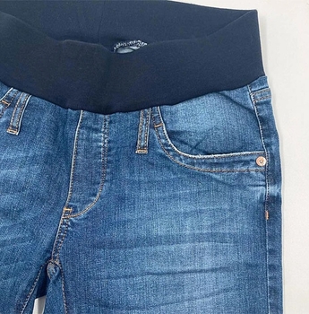 Джинси вузькі вкорочені Pietro Brunelli Colton з бахромою, джинс, р.42, світло-синій (JPAT43,501/27495) - Pampik - 3