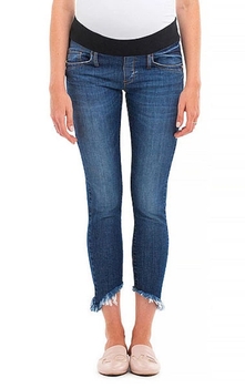 Джинси вузькі вкорочені Pietro Brunelli Colton з бахромою, джинс, р.42, світло-синій (JPAT43,501/27495) - Pampik - 6