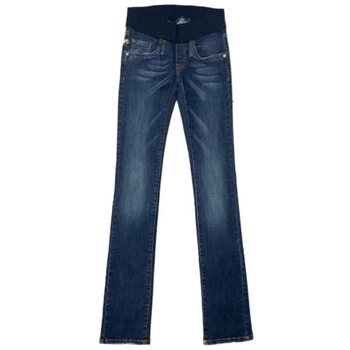 Джинси прямі з бандажем та стразами Pietro Brunelli, р.40, джинс, синій (JP0041,501/8754) - Pampik