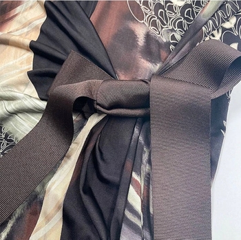 Платье под пояс Pietro Brunelli, р.46, коричневый (0320/3475) - Pampik - 4