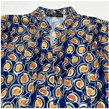 Сукня туніка абстракція Pietro Brunelli Keira, р.46, синій (AM1701/29588) - Pampik - 3